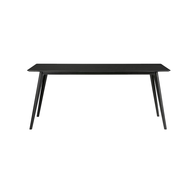 Table de salle à manger ANGOR coloris noir 90 x 180 cm