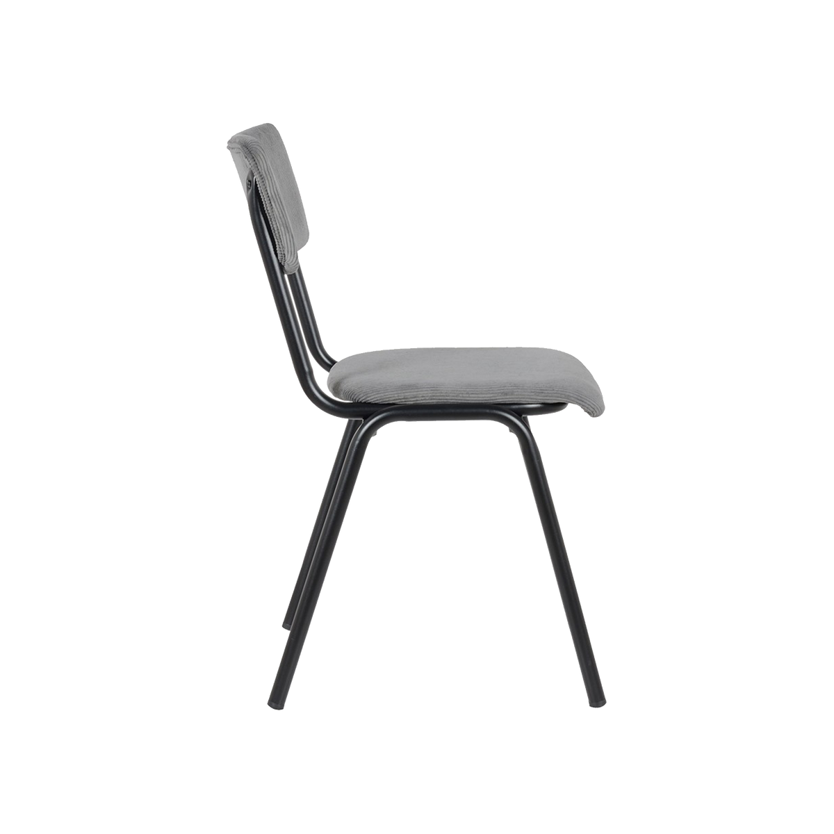 Chaise Cynthia Gris anthracite 1 place