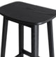 Tabouret de plan de travail Aramis Noir