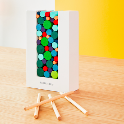 REMEMBER Jeu de société en bois Woodman Multicolore