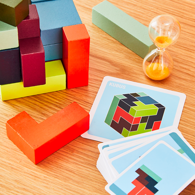 REMEMBER Puzzle 3D Kubus Multicolore