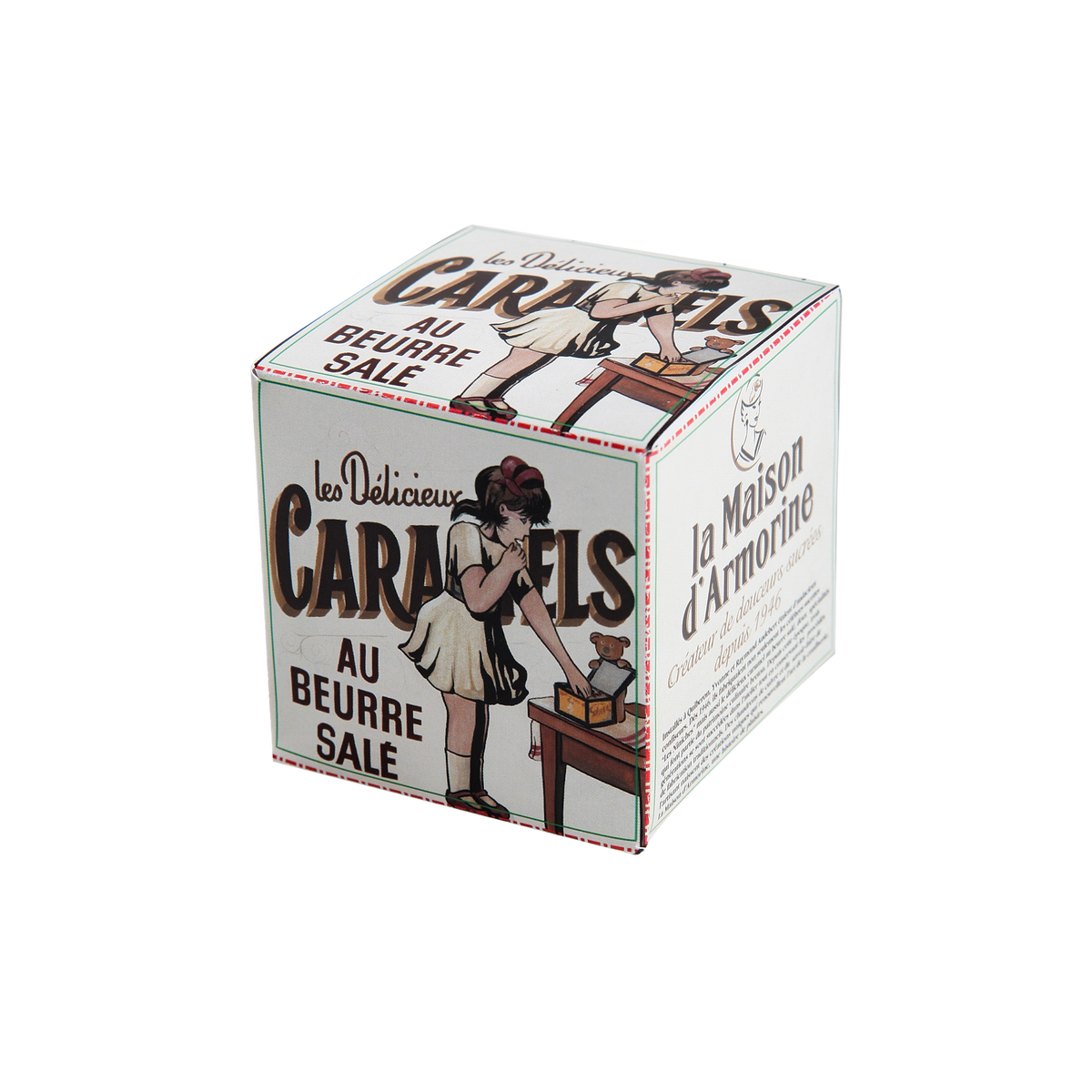 LA MAISON D'ARMORINE Confiserie Boite cube caramels tendres 50G