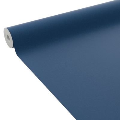 4MURS Papier peint intissé Nunca Bleu marine Lisse