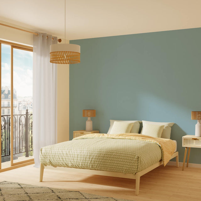 4MURS Papier peint intissé NUNCA coloris bleu azur