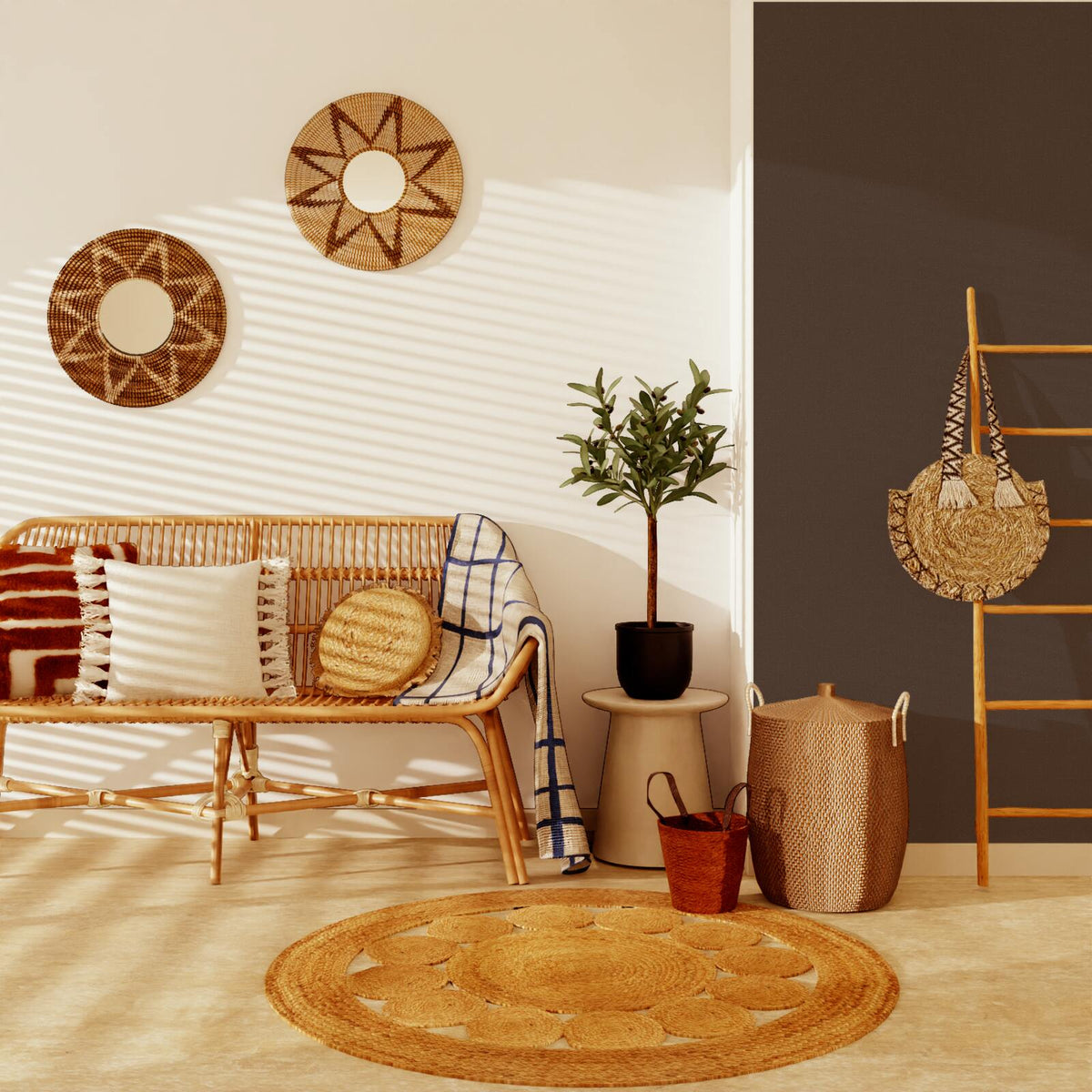 4MURS Papier peint intissé Nunca Fêve de cacao Lisse