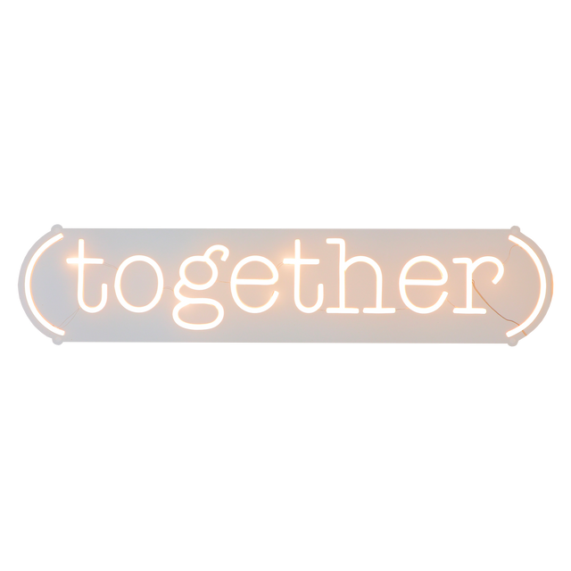 CANDYSHOCK Néon TOGETHER coloris blanc chaud