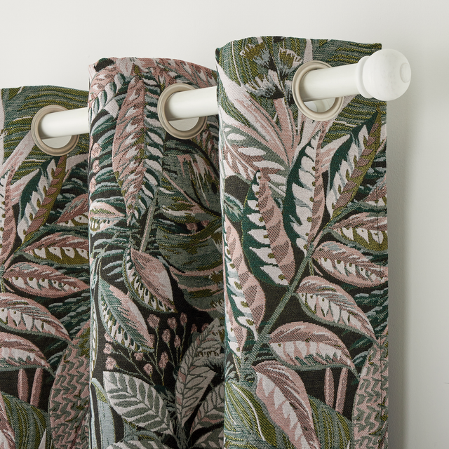 Rideau JORAN coloris vert 140 x 260 cm