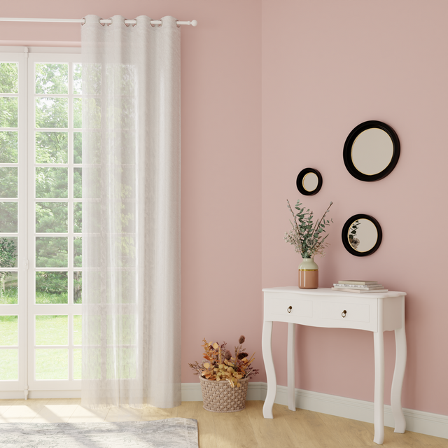 4MURS Voilage HOLMI coloris blanc 140 x 240 cm