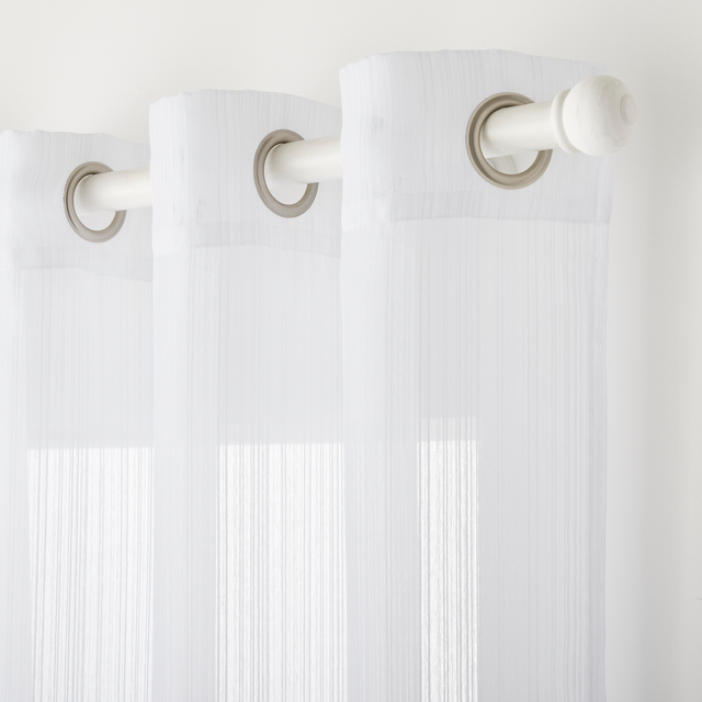 Voilage ADELIA coloris blanc 140 x 240 cm