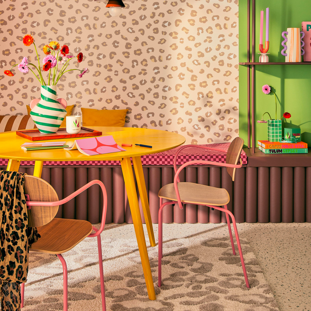 4MURS Chaise COLETTE coloris corail