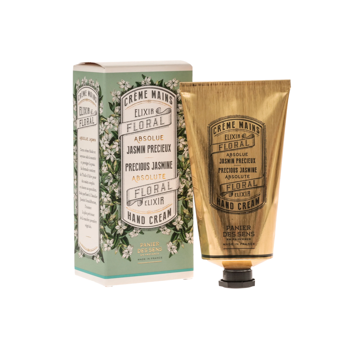 PANIER DES SENS Crème mains Jasmin précieux Vert Rose 75ML