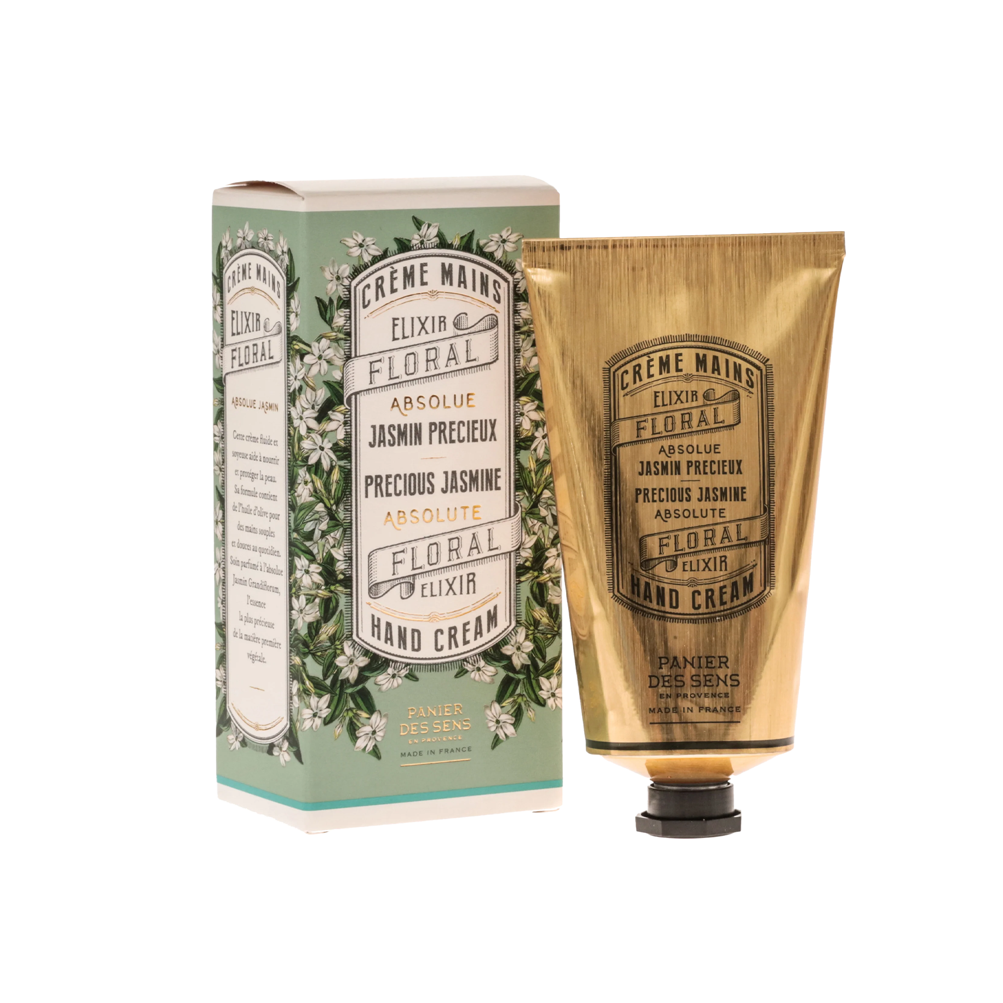 PANIER DES SENS Crème mains Jasmin précieux Vert Rose 75ML