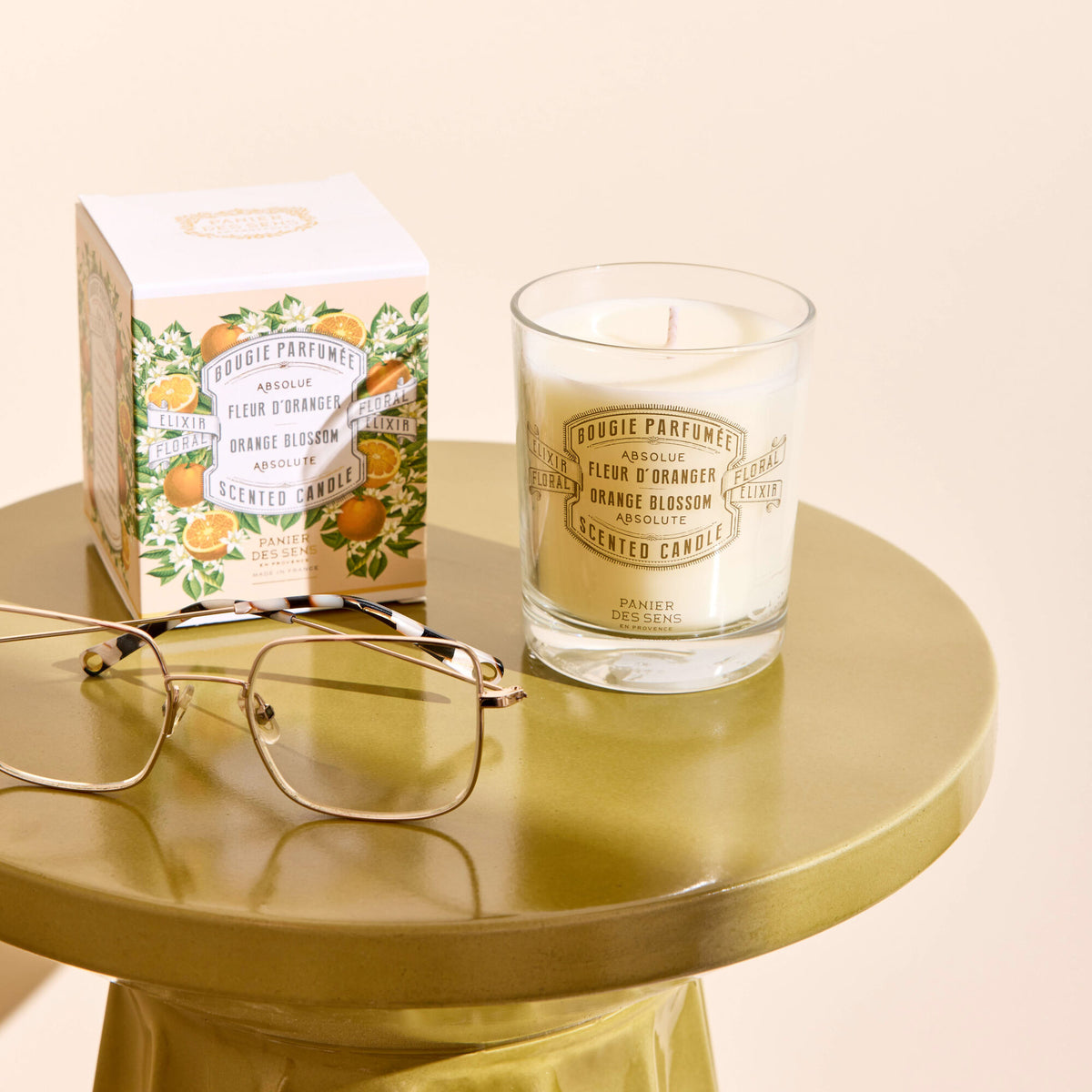PANIER DES SENS Bougie parfumée Fleur d'oranger Blanc Fleur d'oranger 180G