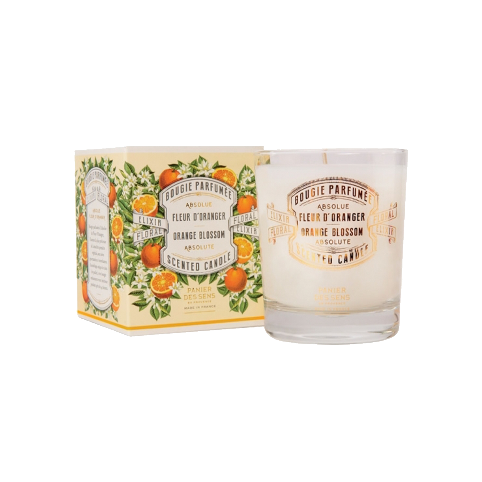 PANIER DES SENS Bougie parfumée Fleur d'oranger Blanc Fleur d'oranger 180G