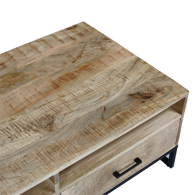 4MURS Table basse KHAN coloris manguier 60 x 110 cm