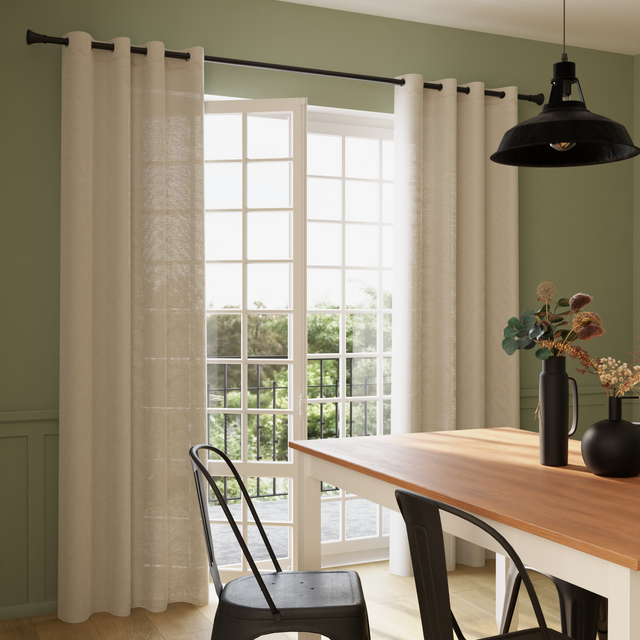 4MURS Voilage URSIN coloris naturel 140 x 240 cm