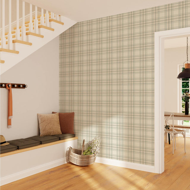 Papier peint intissé KANE coloris beige