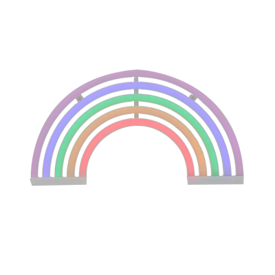 Néon Arc en ciel Multicolore