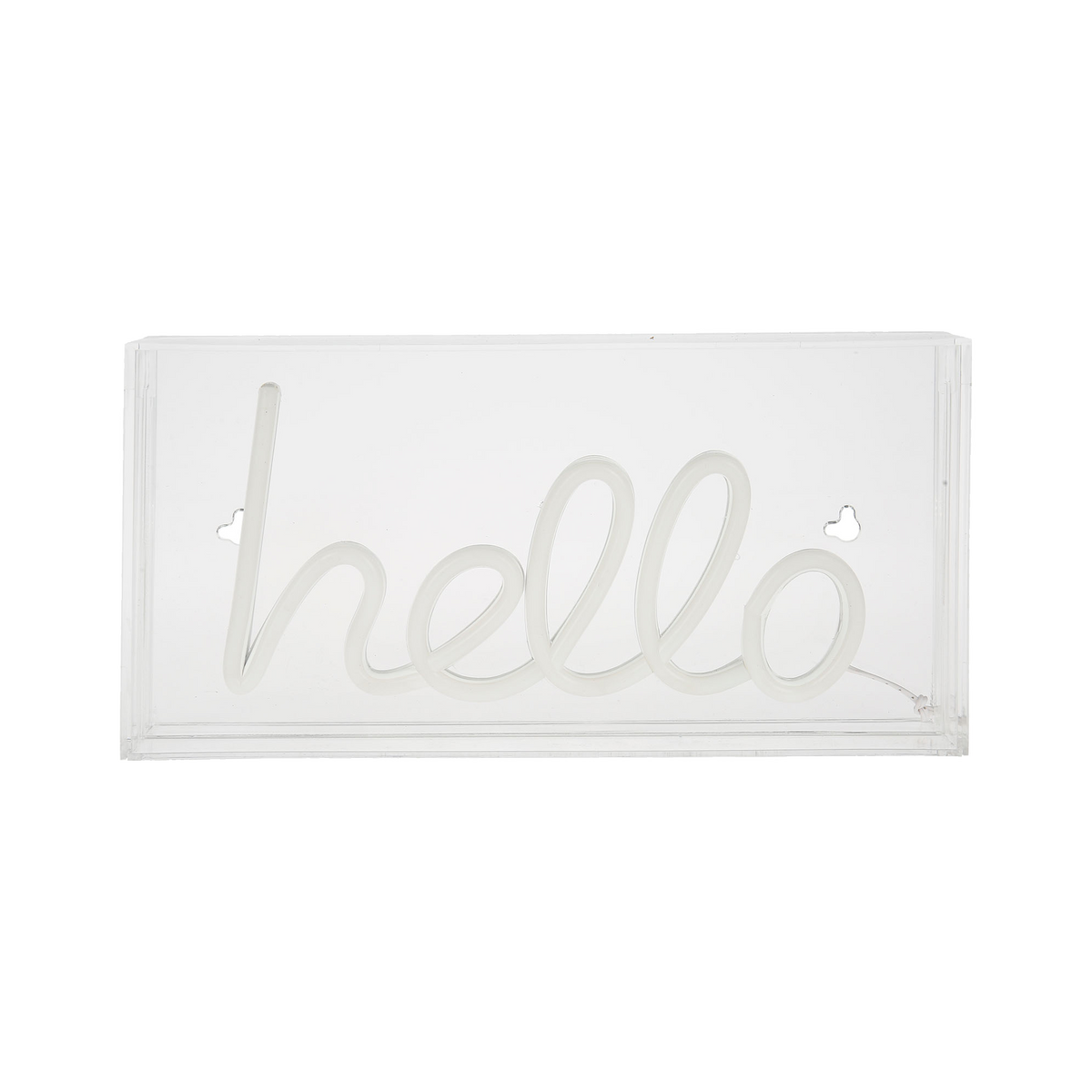 Néon Hello Blanc chaud