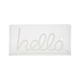 Néon Hello Blanc chaud