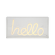 Néon Hello Blanc chaud