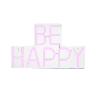 Néon Be happy Rose