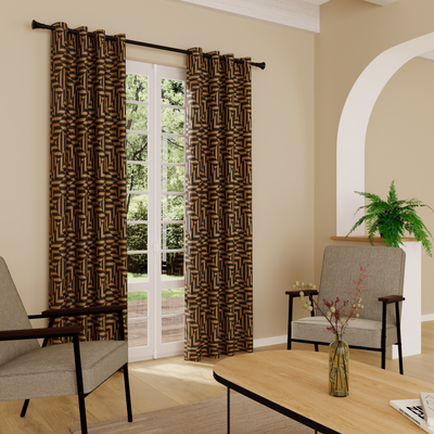 Rideau Hegoa Bleu grisé