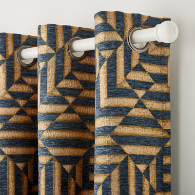 Rideau Hegoa Bleu grisé