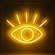 Néon Oeil Jaune