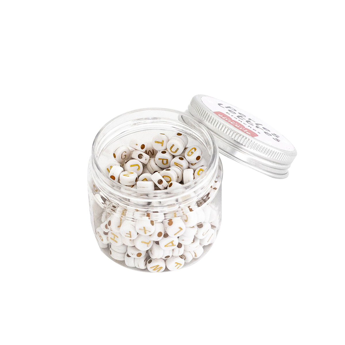 LA PETITE ÉPICERIE Kit création Perles lettres or Or