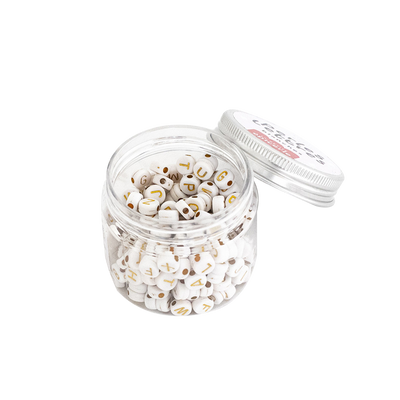 LA PETITE ÉPICERIE Kit création Perles lettres or Or