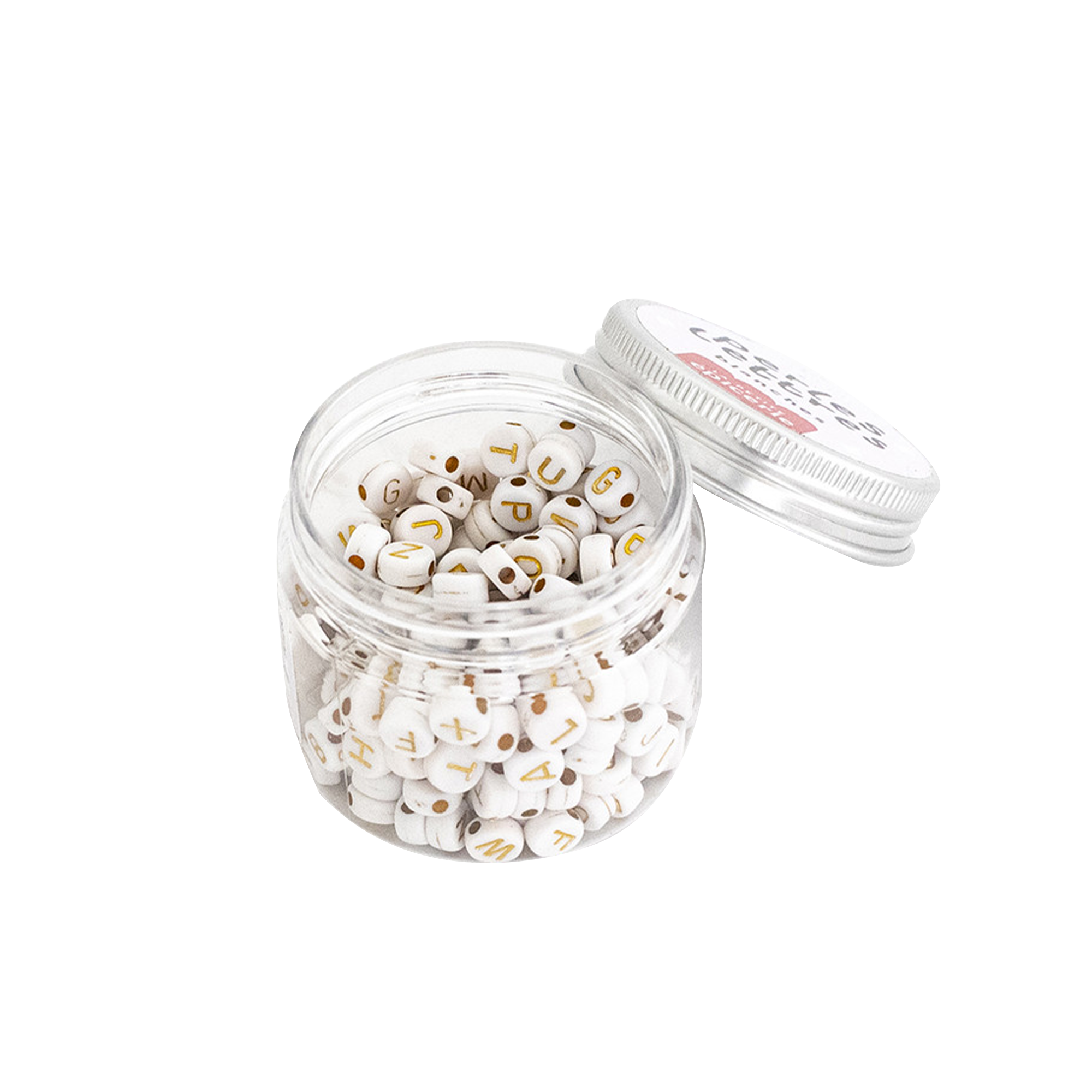 LA PETITE ÉPICERIE Kit création Perles lettres or Or