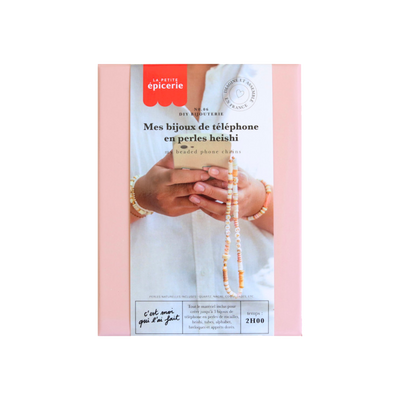 LA PETITE ÉPICERIE Kit création Mes bijoux de téléphone en perles heishi Rose