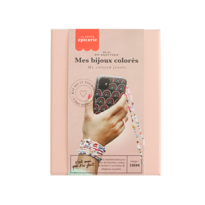 LA PETITE ÉPICERIE Kit création Mes bijoux colorés Rose
