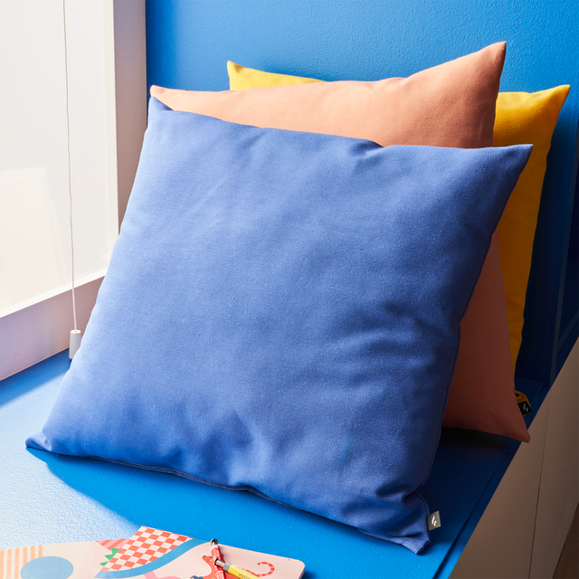 4MURS Coussin FIUME coloris bleu électrique 44 x 44 cm