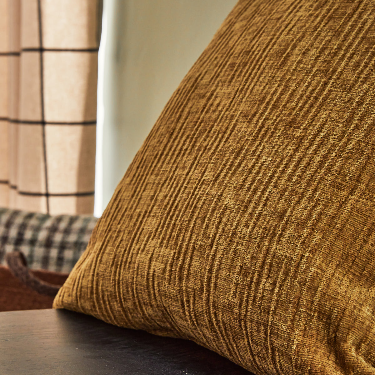 4MURS Coussin Meandor Brun ocre