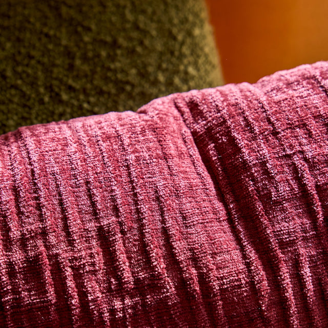 4MURS Coussin MEANDOR coloris rouge marsala 44 x 44 cm