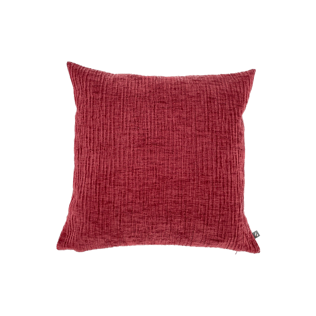 4MURS Coussin MEANDOR coloris rouge marsala 44 x 44 cm