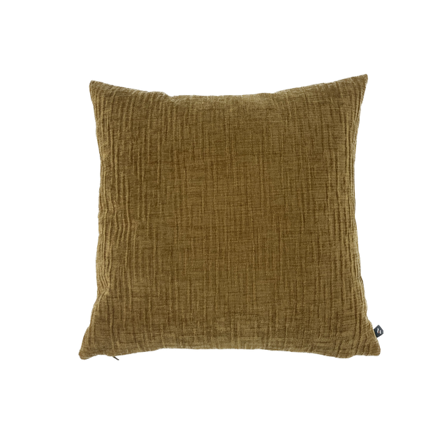 4MURS Coussin MEANDOR coloris jaune ocre 44 x 44 cm