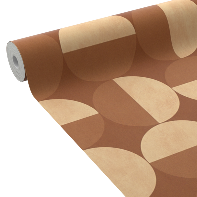 4MURS Papier peint intissé LUCIANO coloris terracotta