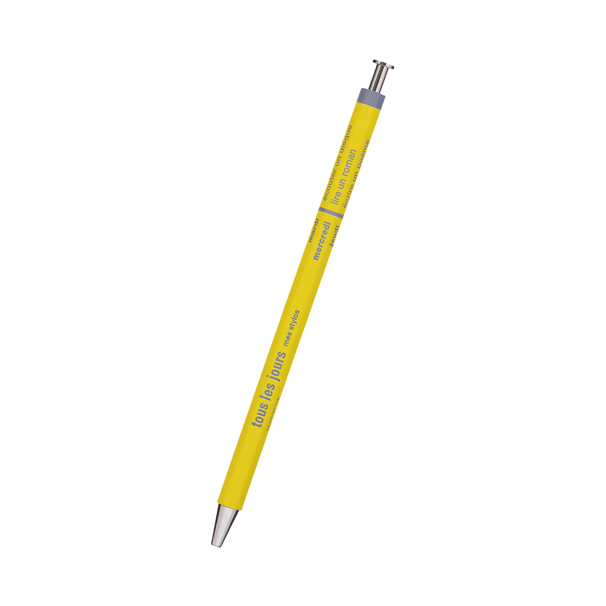 Stylo Bille à encre gel Jaune