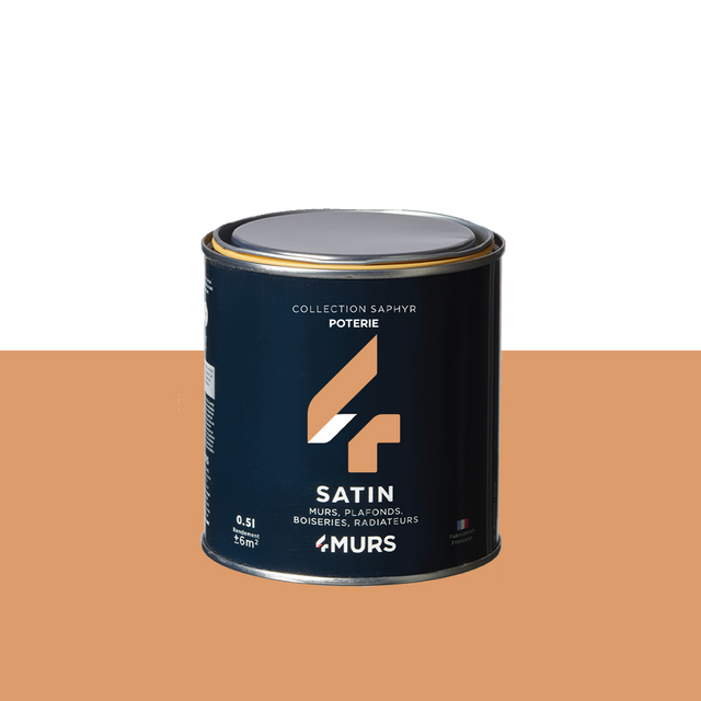 Saphyr Peinture Peinture poterie Satiné 0,5 L