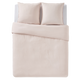 Parure de lit lin et coton lavé Macha Bois de rose