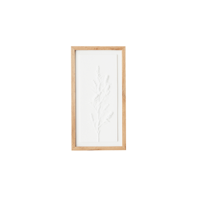 4MURS Tableau embelli Flora Blanc