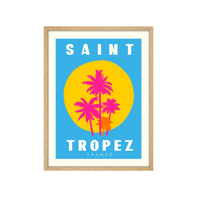 4MURS Image sous verre SAINT TROPEZ 30 x 45 cm
