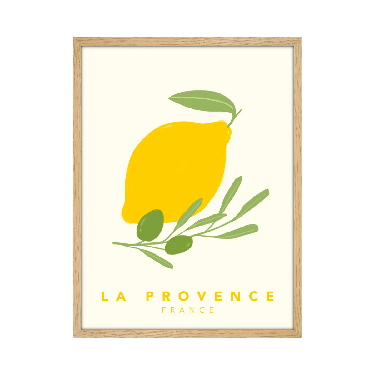 4MURS Image sous verre La provence Jaune