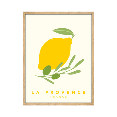 4MURS Image sous verre La provence Jaune