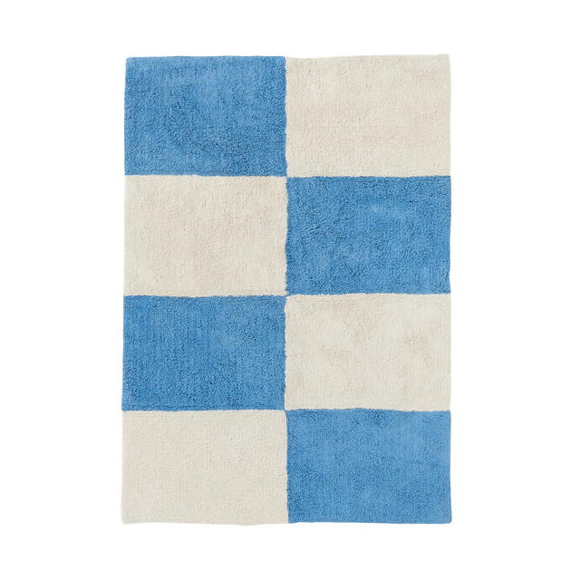 4MURS Tapis BUGLE coloris bleu 120 x 170 cm