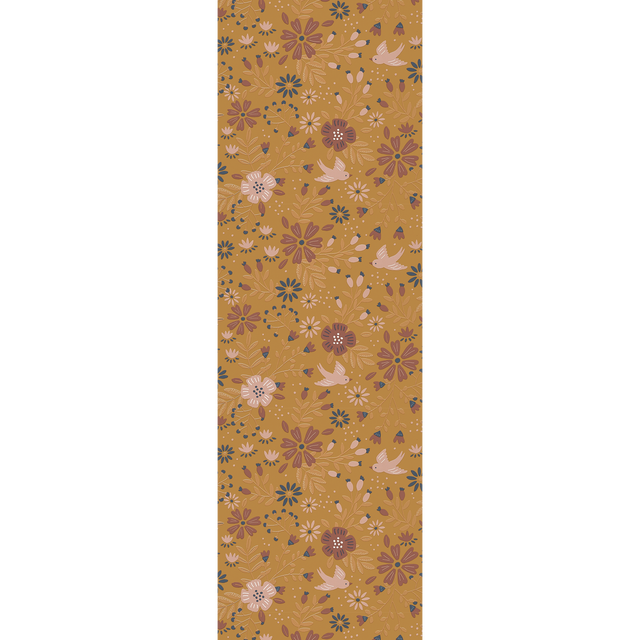 4MURS Papier peint intissé GIULIA coloris ocre orangé