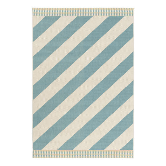 Tapis extérieur GONZO coloris vert bleu 120 x 170 cm